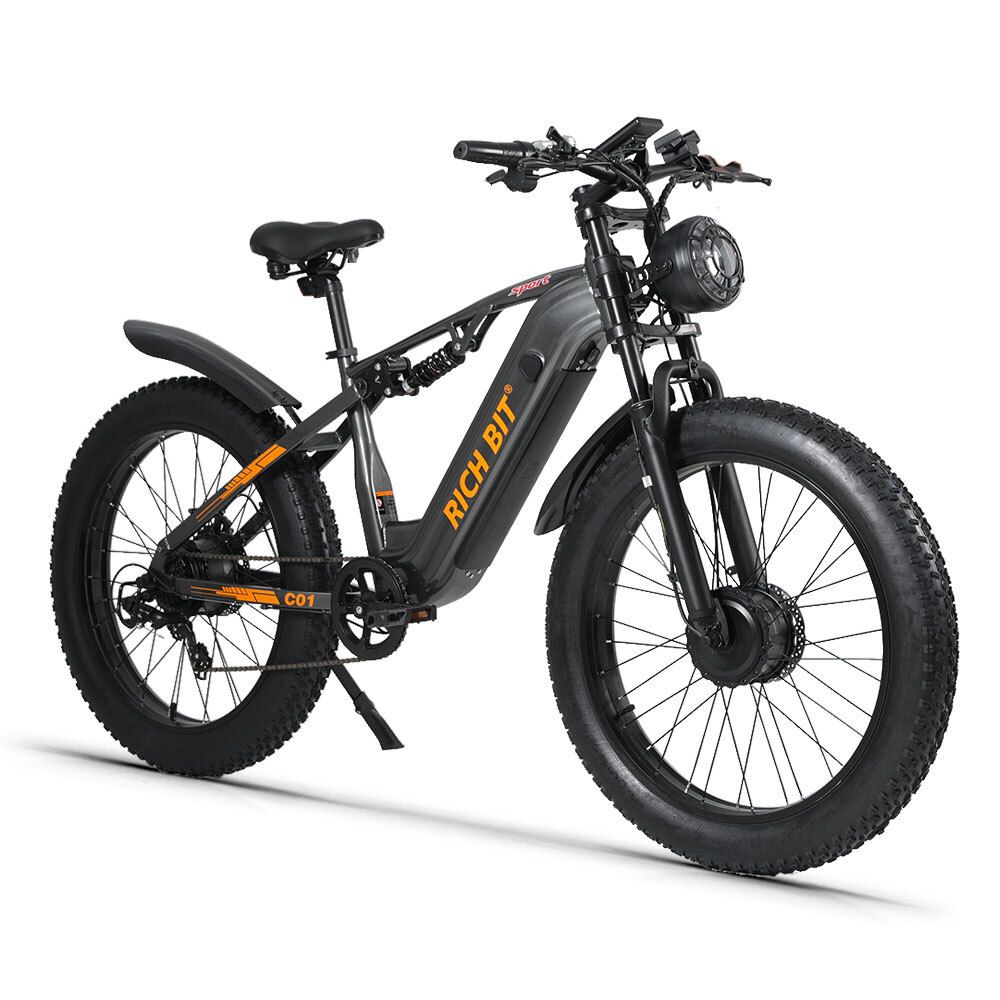 RICH BIT C01 VTT électrique, batterie 48 V 20 Ah, suspension intégrale
