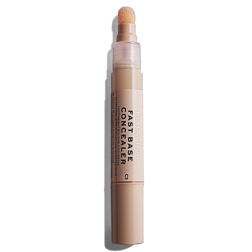 Concealer avec applicateur éponge. Inscription: Fast Base Concealer. Teinte C1.