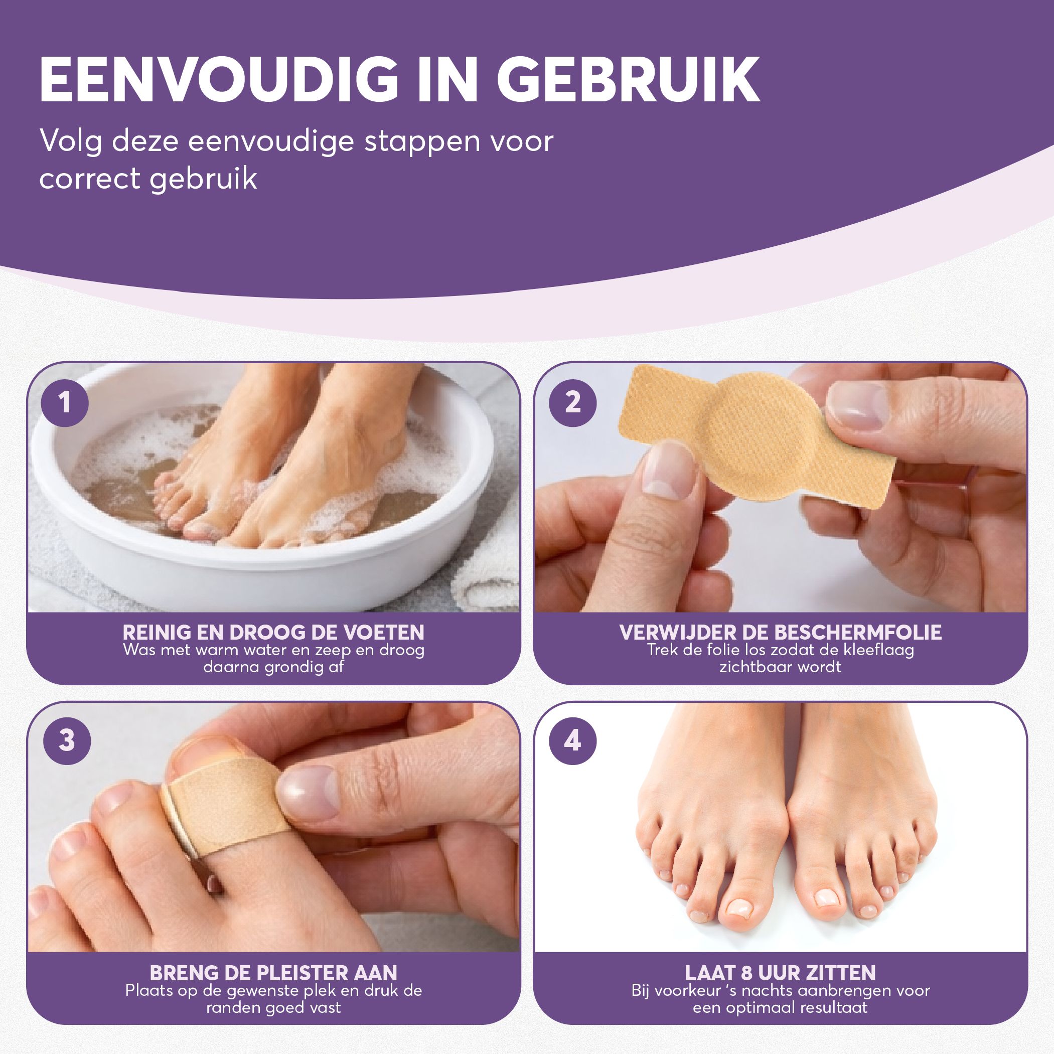 Leiqier Kalknagel Pleisters – Voor nagelverzorging bij verkleurde/verdikte nagels