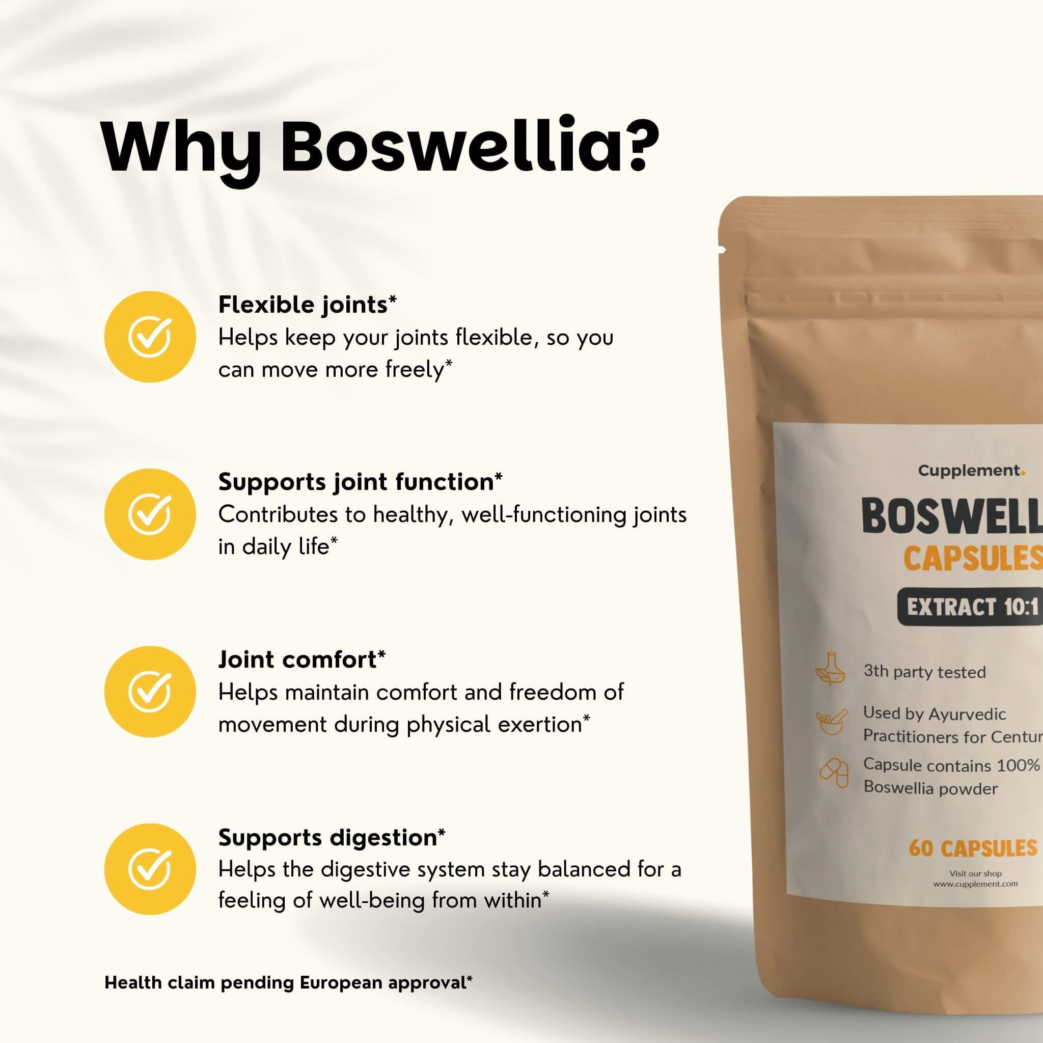 Cupplement - Extrait de Boswellia 500 mg