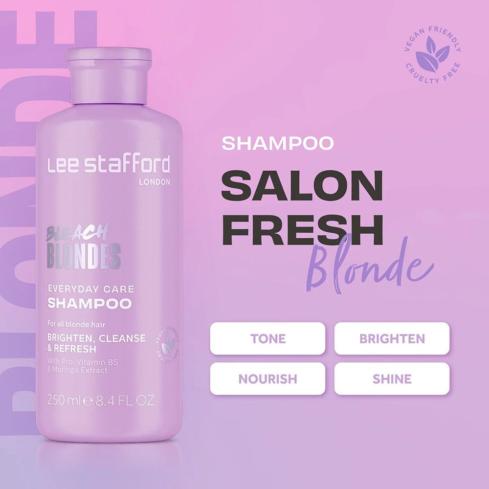 LEE STAFFORD Bleach Blondes Dagelijkse Verzorging-Shampoo voor normaal en blond haar