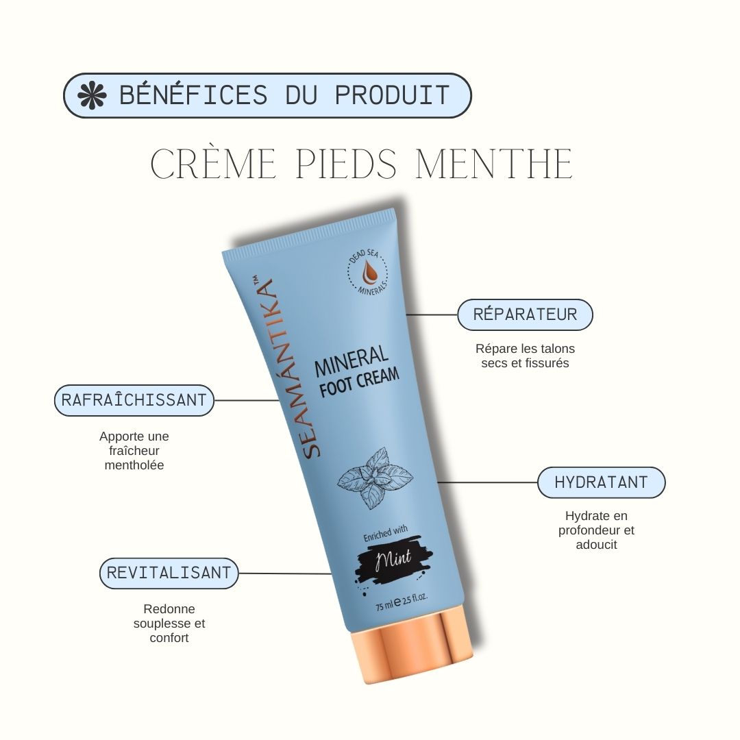 SEAMANTIKA - Crème Pieds Menthe