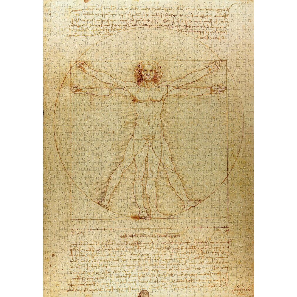 annÉe Puzzle Vitruve homme 1000 pièces
