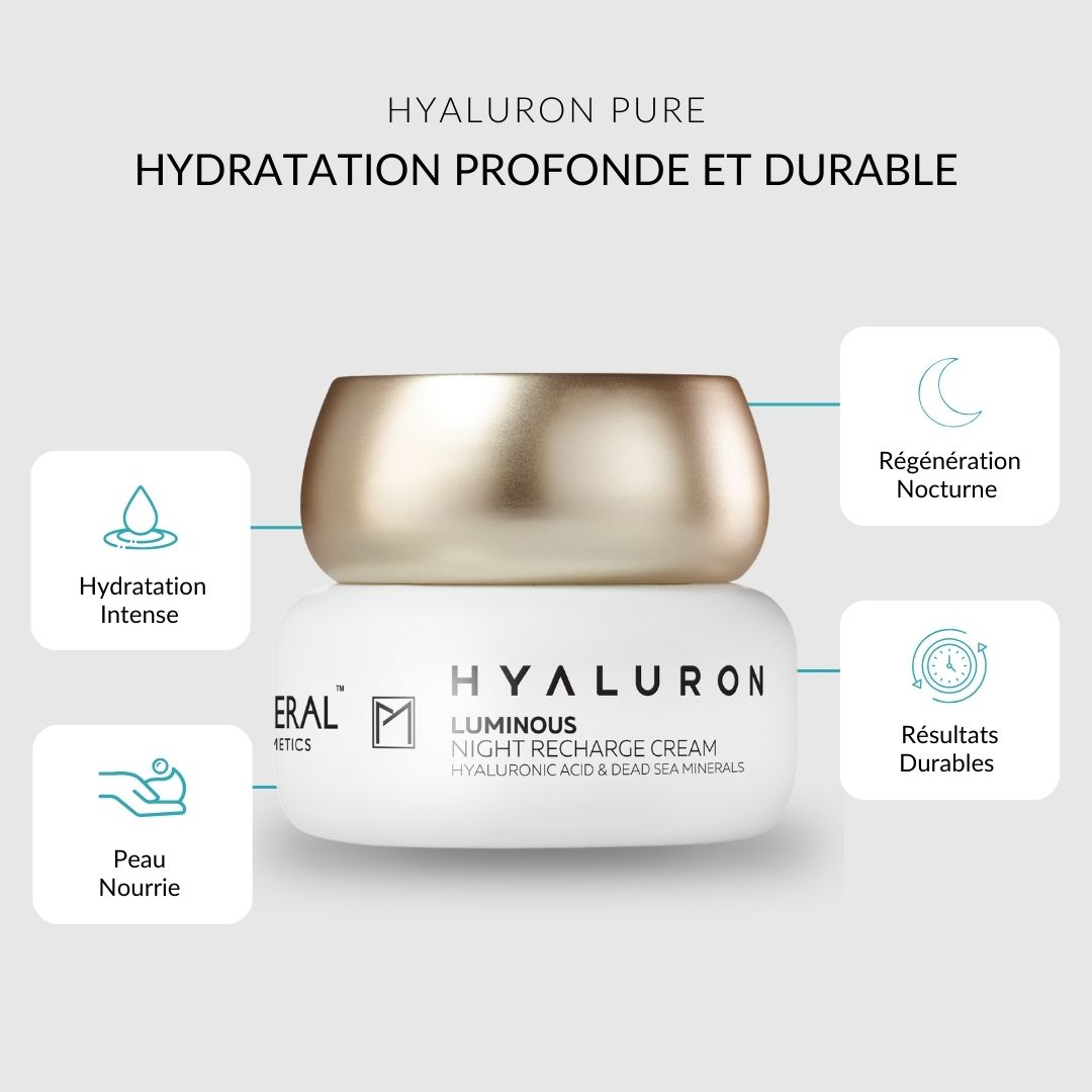 Pure Mineral - Crème Nuit Hyaluron Régénérante