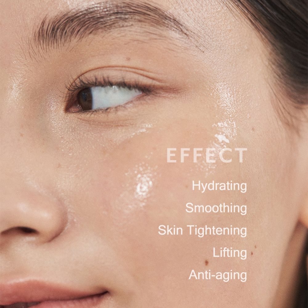 Gezichtstonic met verstuiver. Paars-witte fles met productnaam en ingrediënten. Merk MIZON.