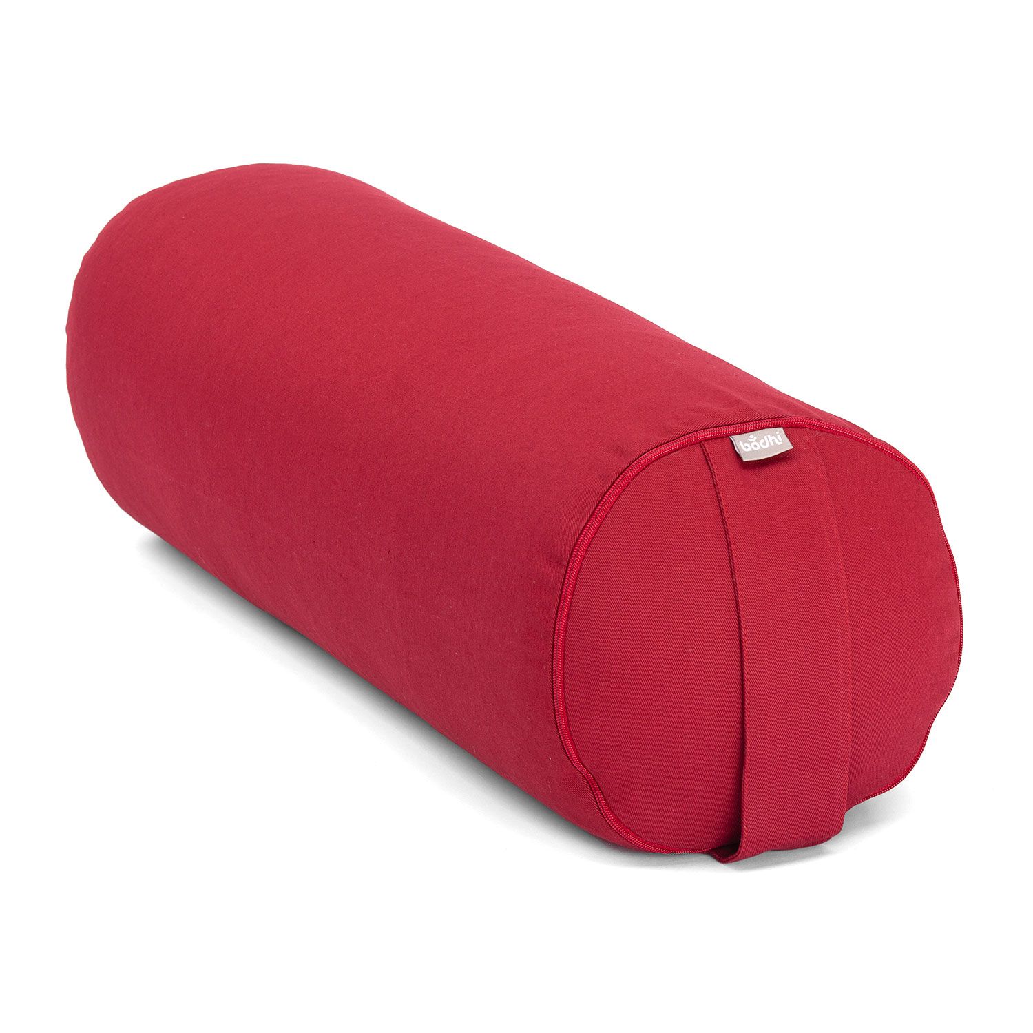 bodhi Traversin de yoga (rond) ECO, rembourrage KAPOK Bordeaux