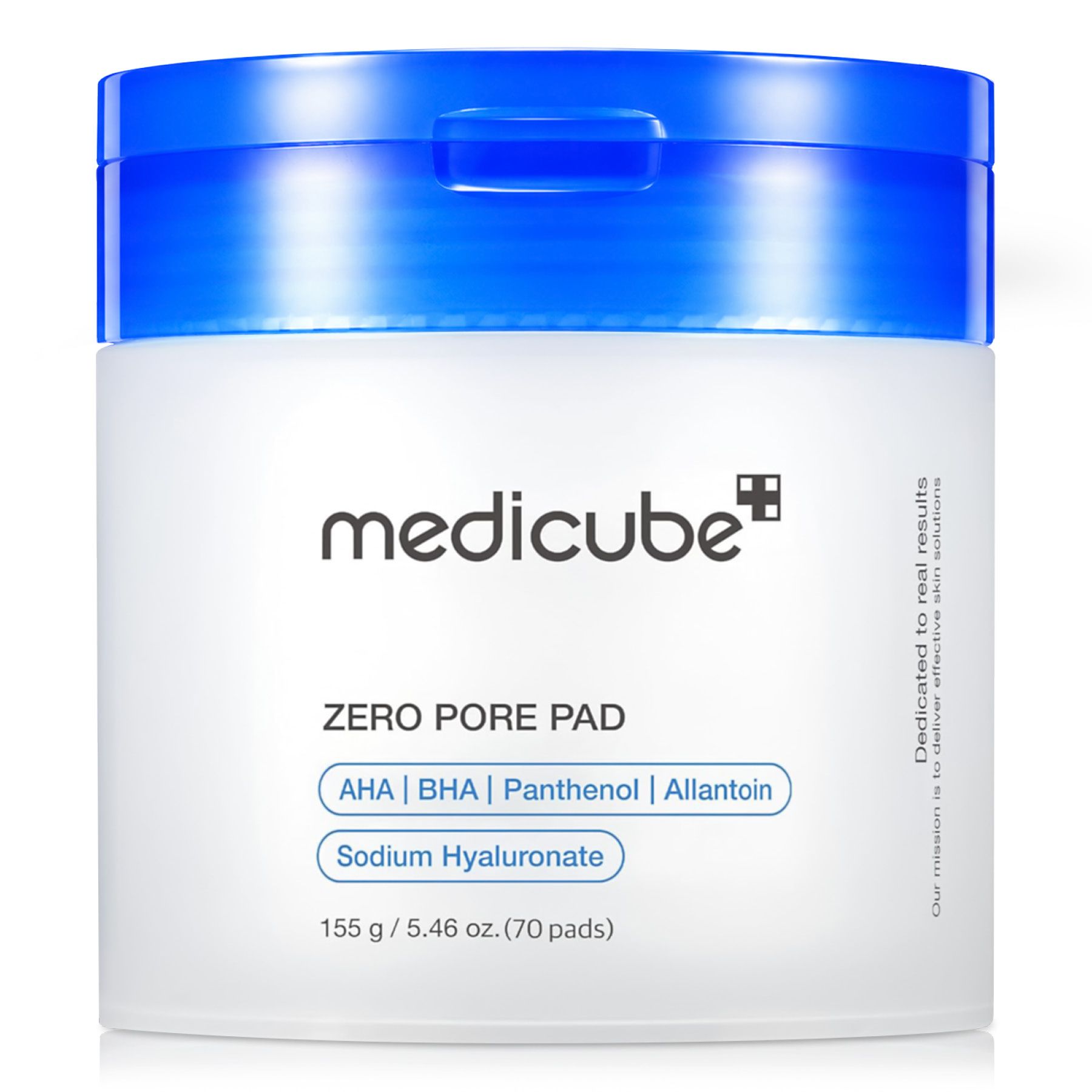 Medicube Zero Pore Pad Gezichtsreinigingstoner Dubbelzijdige reinigingspads AHA BHA