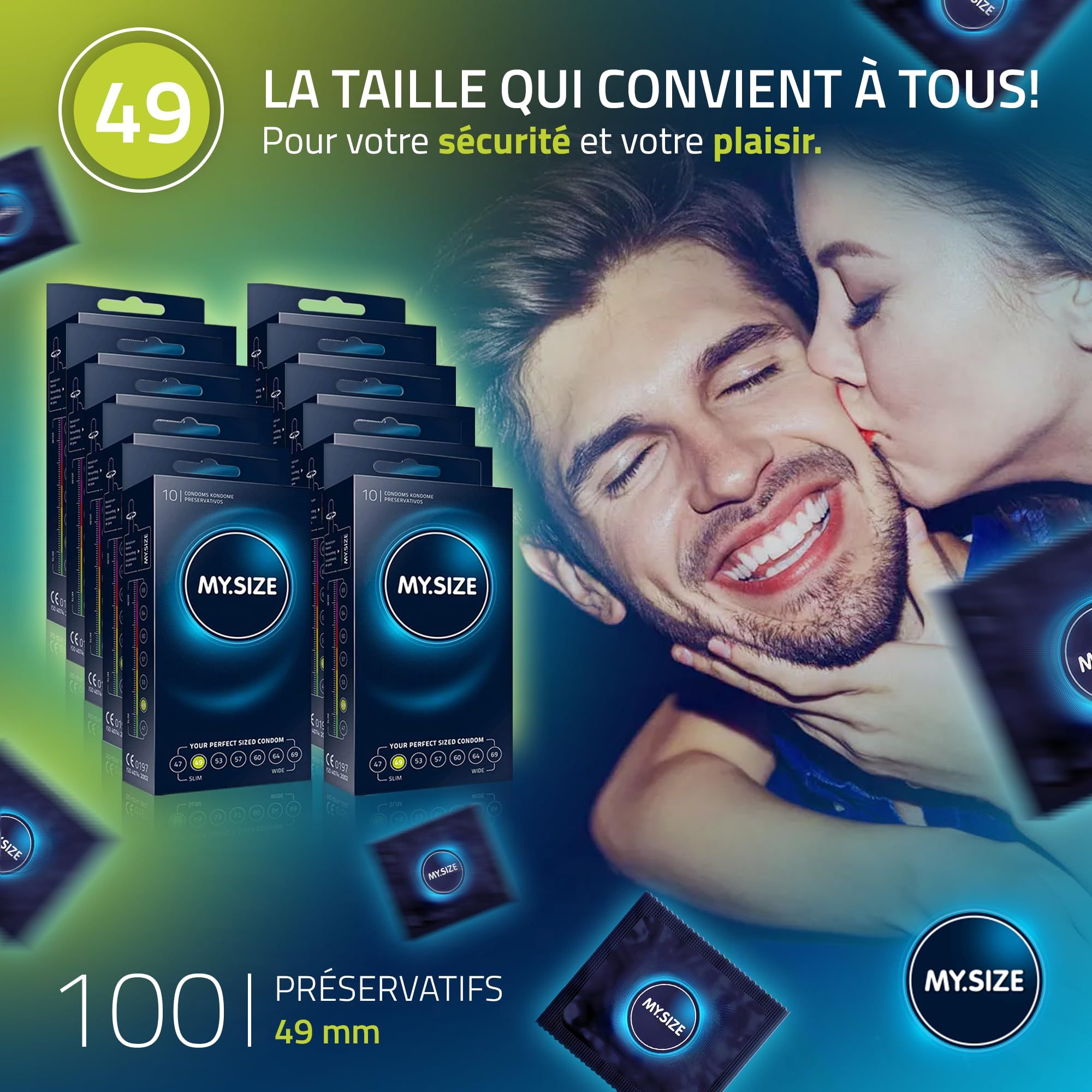 MY.SIZE Classic Préservatifs Taille 2 49mm