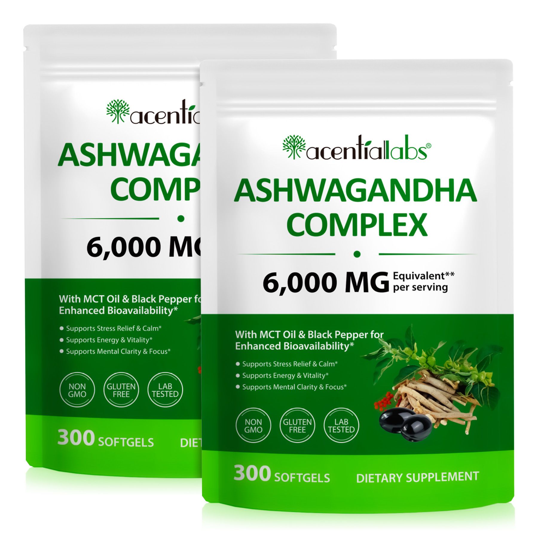 ALIVER Ashwagandha extractcomplex Hooggedoseerde softgels