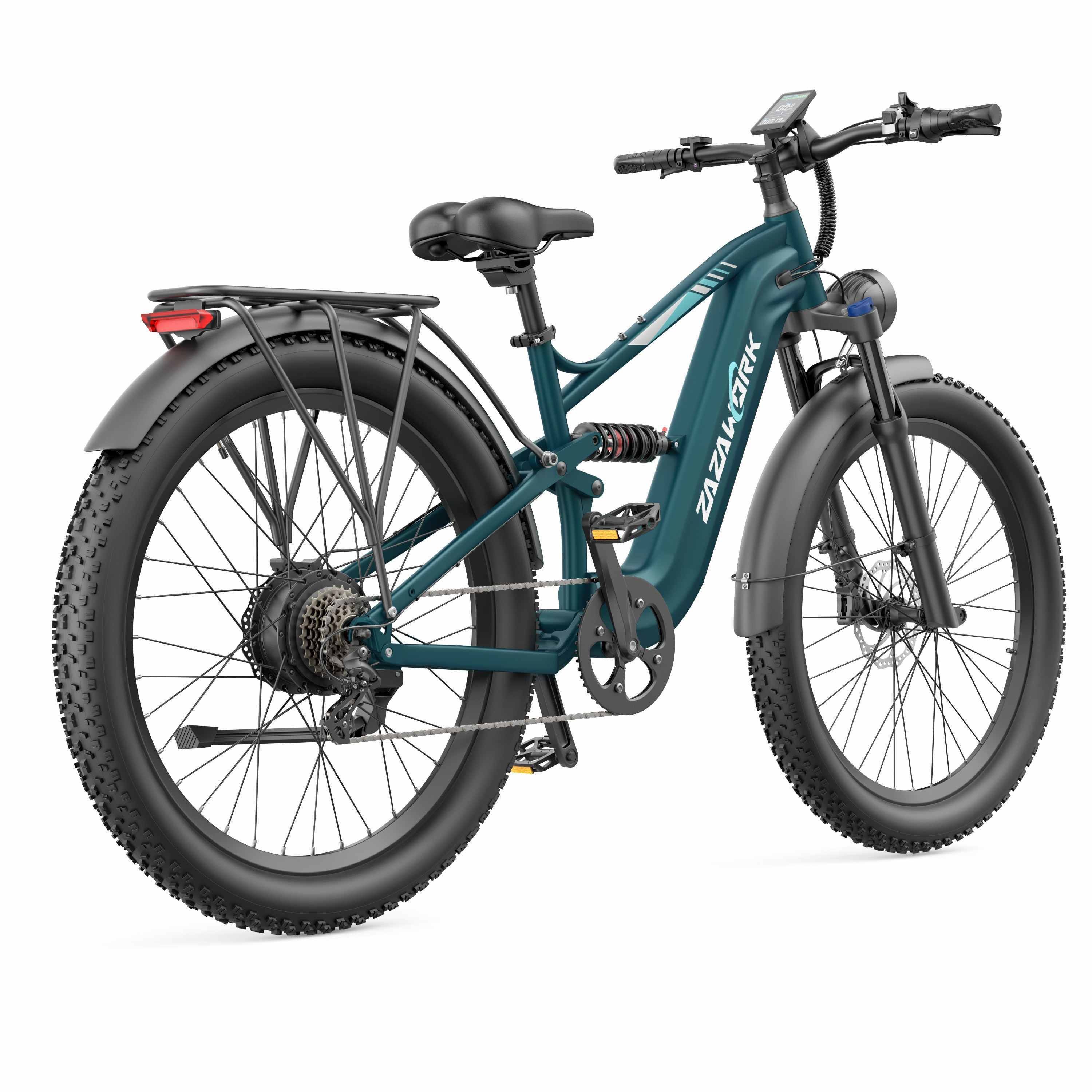 ZAZAWORK CF500 VTT électrique, batterie 48 V 20 Ah, autonomie de 90 km