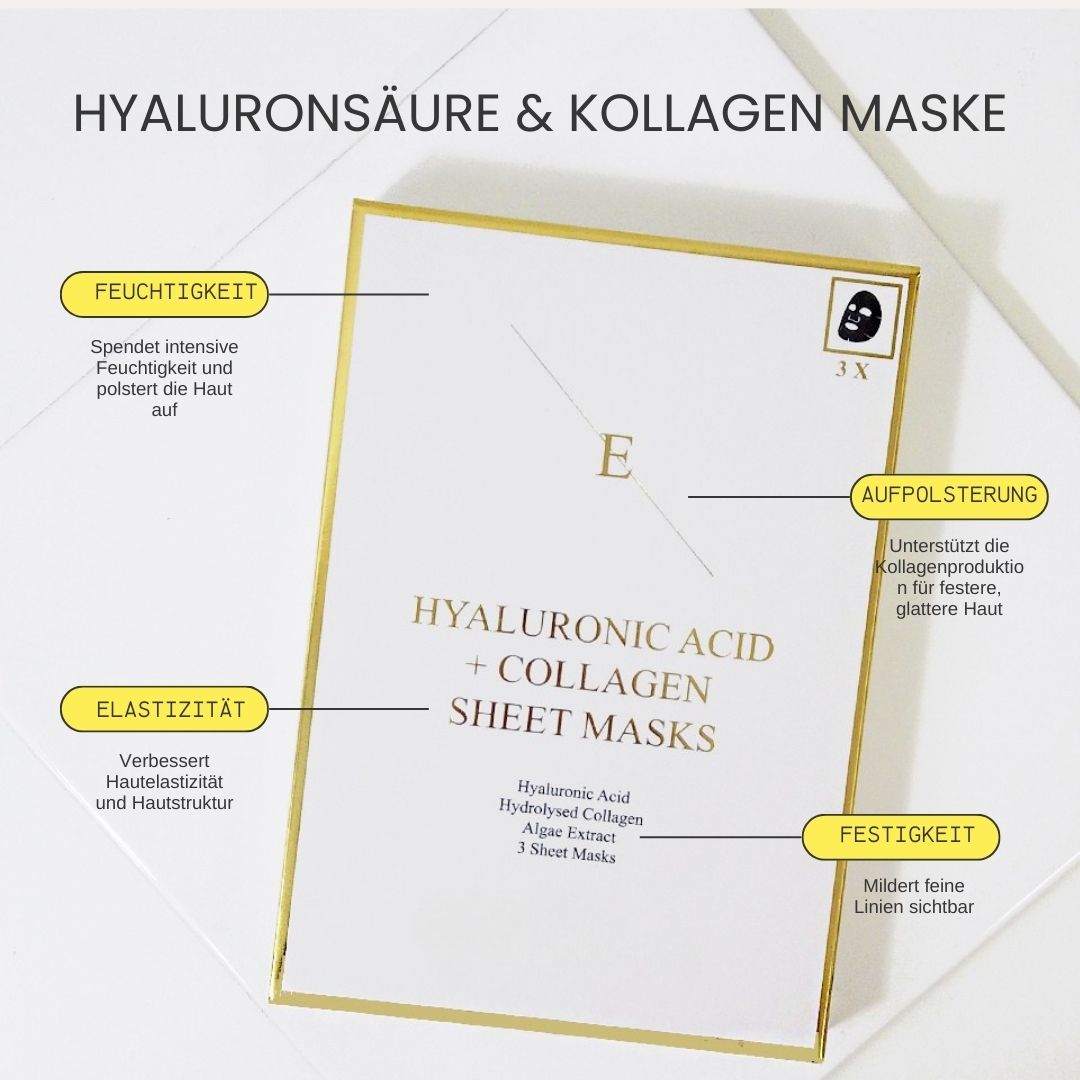Erth skin london Masque à l'acide hyaluronique et au collagène