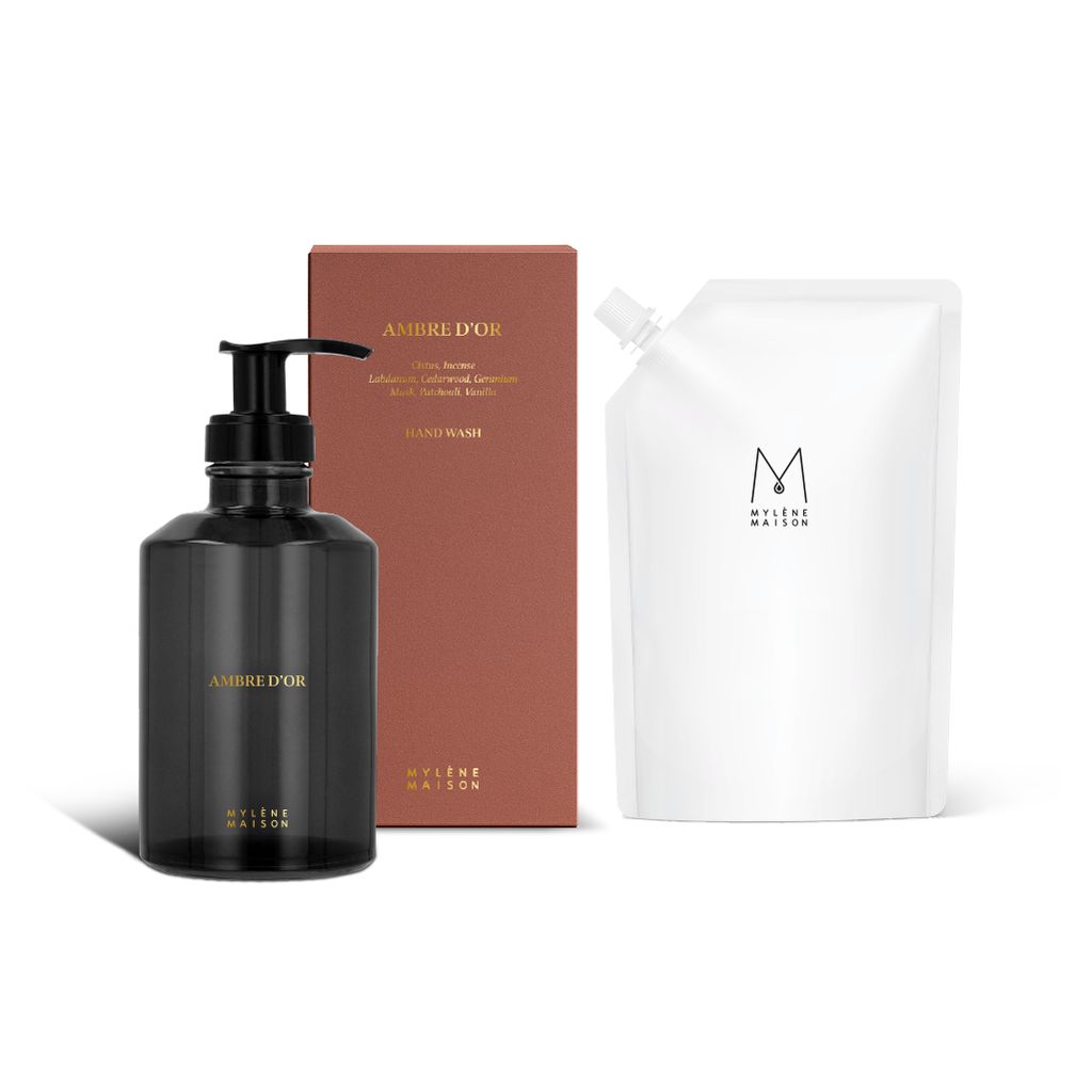 Mylène Ambre d'Or Hand Wash Set | Handzeep met navulling