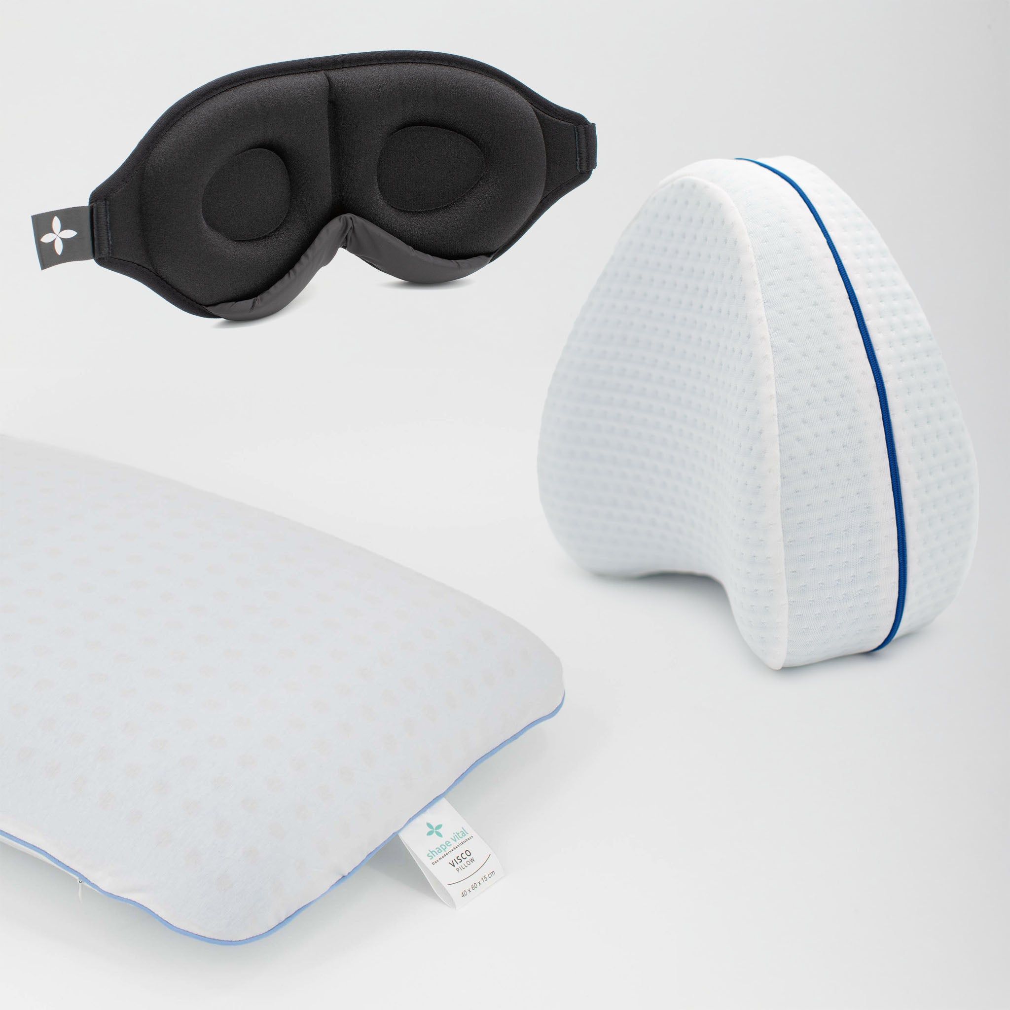 SHAPEVITAL Pack sommeil Pure Erholung | soutien ergonomique | occultation & confort