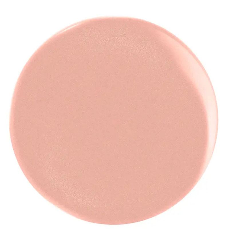 Ronde, perzikkleurige nagellak applicator.