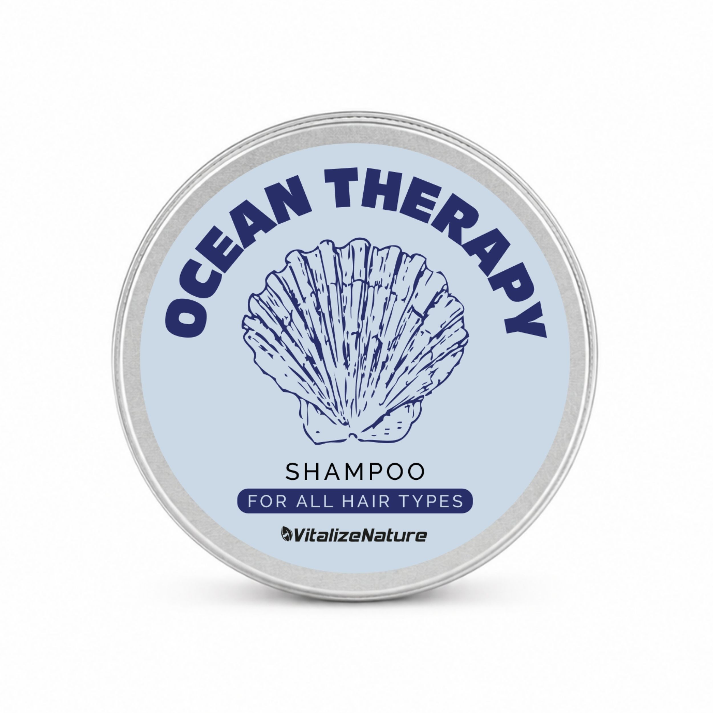 VitalizeNature Ocean Therapy Shampoo Bar – Algenextracten & olijfolie