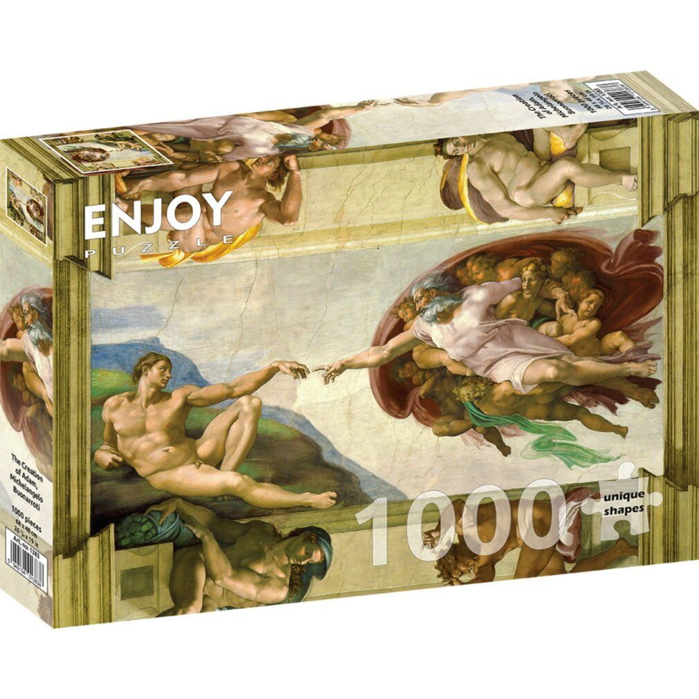 enjoy Puzzel Michelangelo Buonarroti: Creatie van Adam 1000 stuks