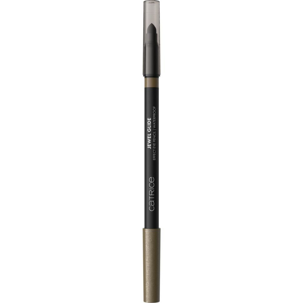 Oogpotlood met dop. Merk Catrice, Jewel Glide. Tekst: PRECISE EYE PENCIL | WATERPROOF.