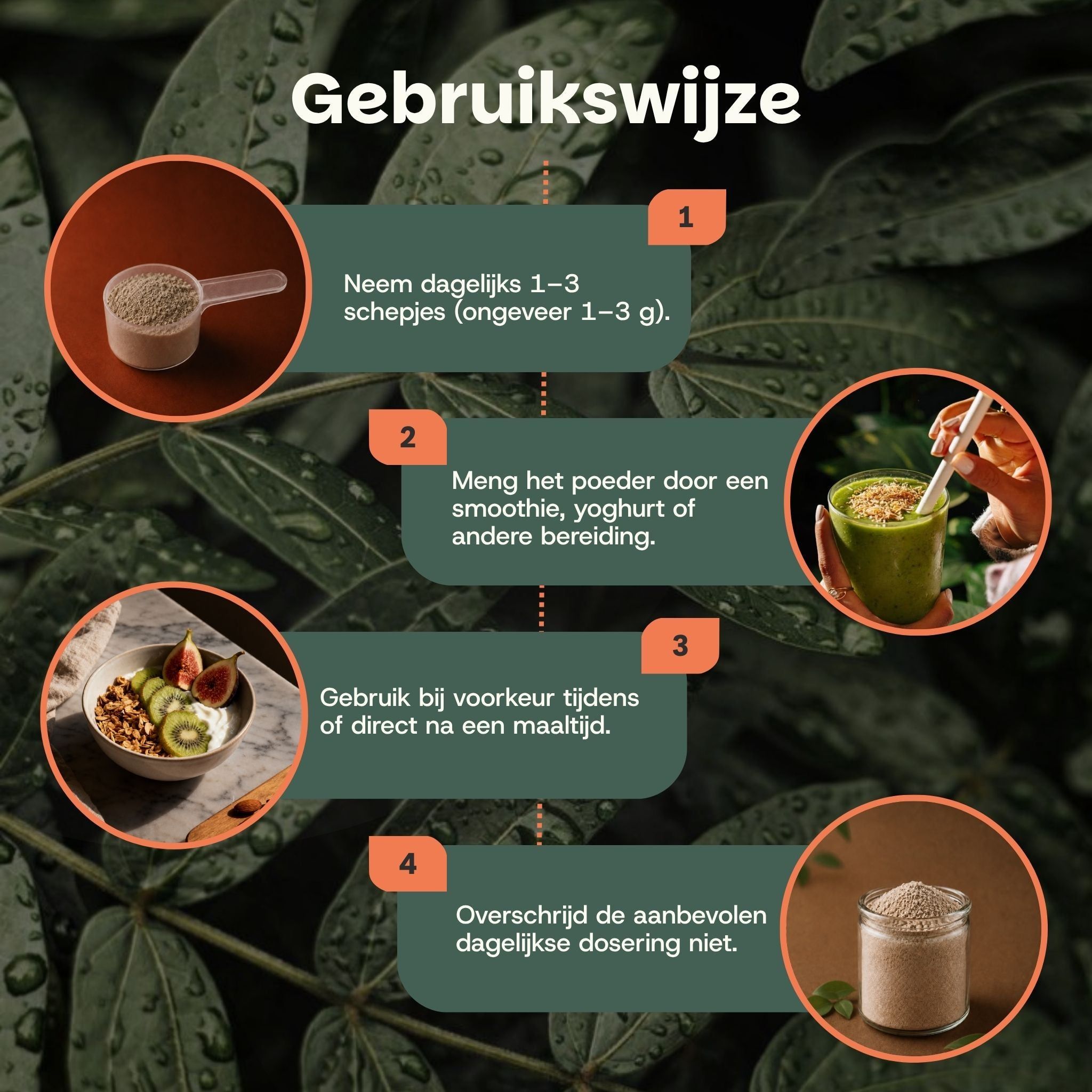 GOYU Chaga poeder in duurzame kraft verpakking, naast een fles van andere aanbieders.