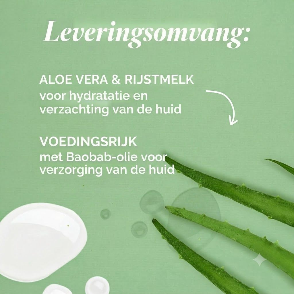 Burt's Bees handcrème tube met aloë vera en rijstmelk.