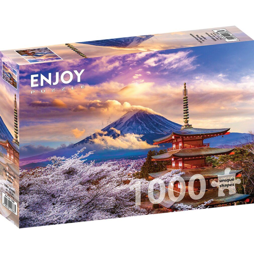enjoy Puzzelberg Fuji in het voorjaar, Japan 1000 delen