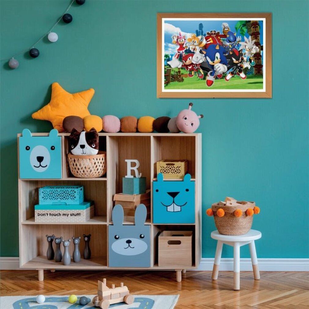 Clementoni jeu de puzzle Sonic, 104 pièces.