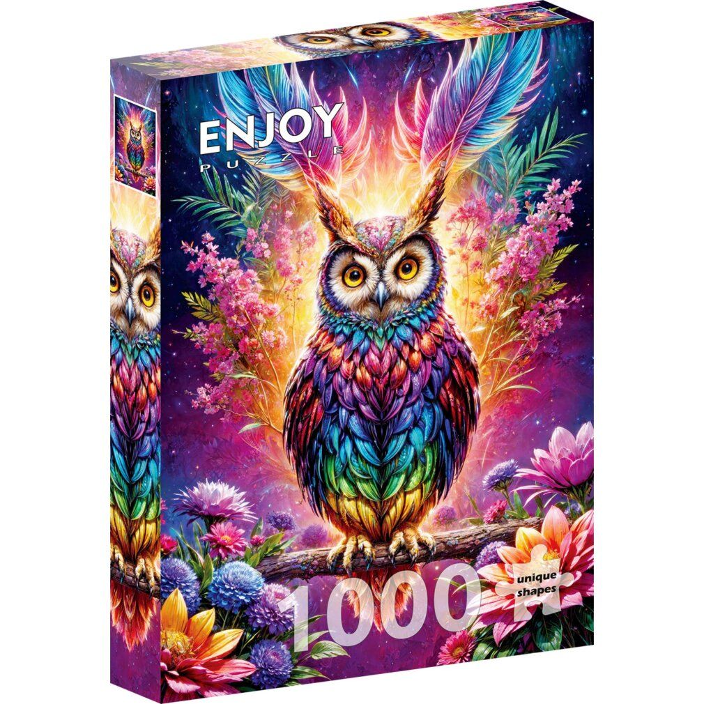 enjoy Puzzel Neon Uil 1000 delen