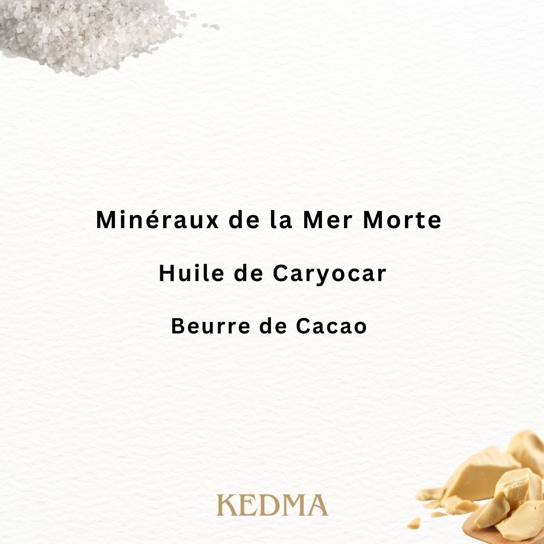Kedma - Beurre Corporel Kiwi au Beurre de Cacao et Minéraux de la Mer Morte