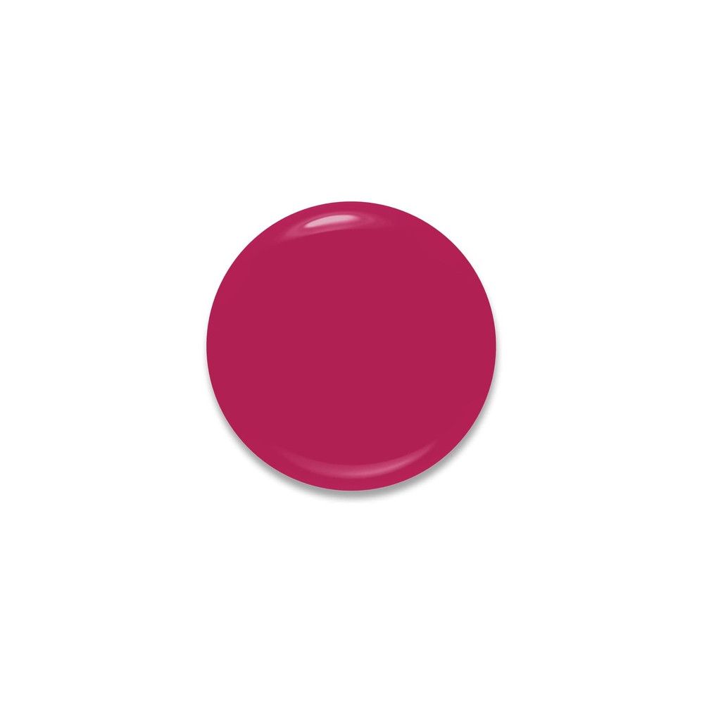 Ronde vlek roze nagellak. Glanzend oppervlak, schaduweffect.