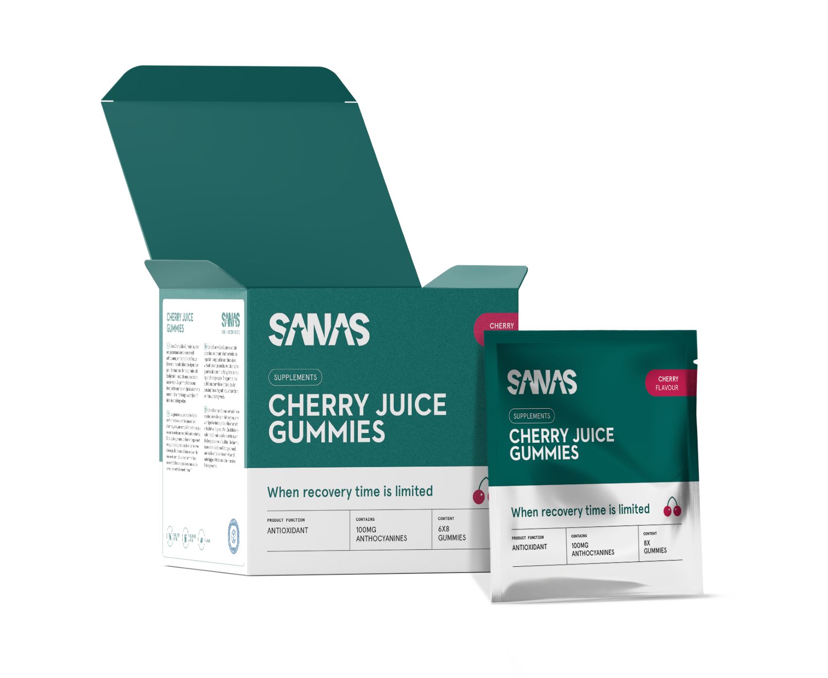 Sanas Cherry Juice Gummies