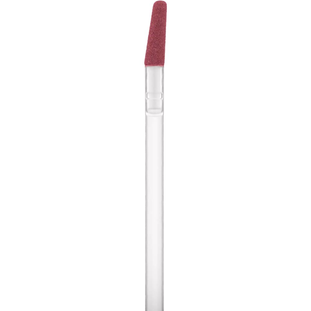 Lipgloss applicator. Staaf met roze, sponsachtige applicator.