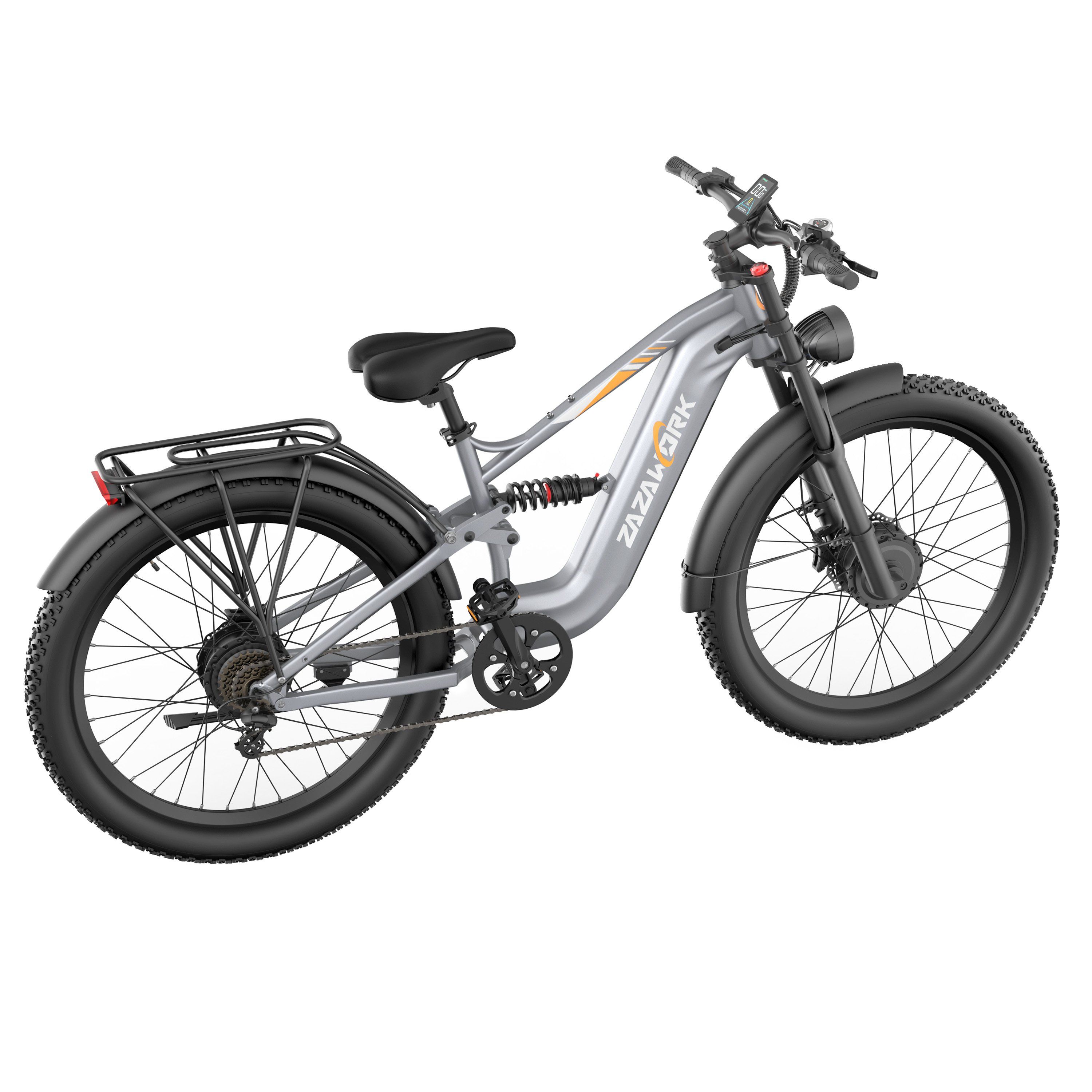 ZAZAWORK CF500 PRO Vélo électrique tout-terrain, batterie 48 V 20 Ah