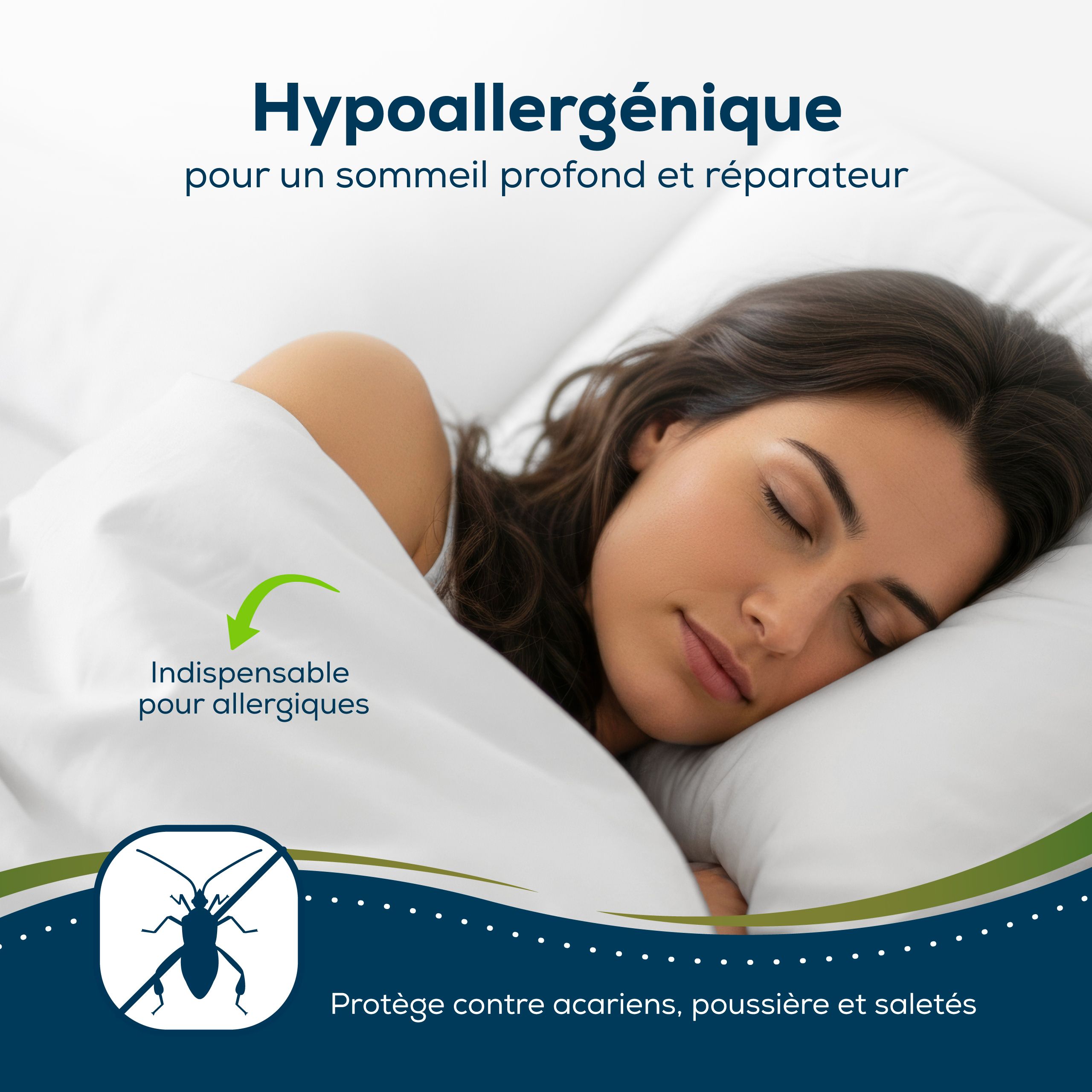 Sensalou housse de couette 200 x 200 blanc