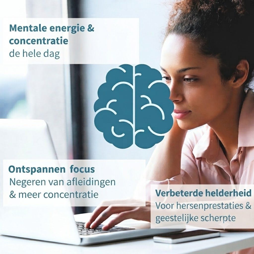 Twee flessen Igennus Focus met koffie en muesli.