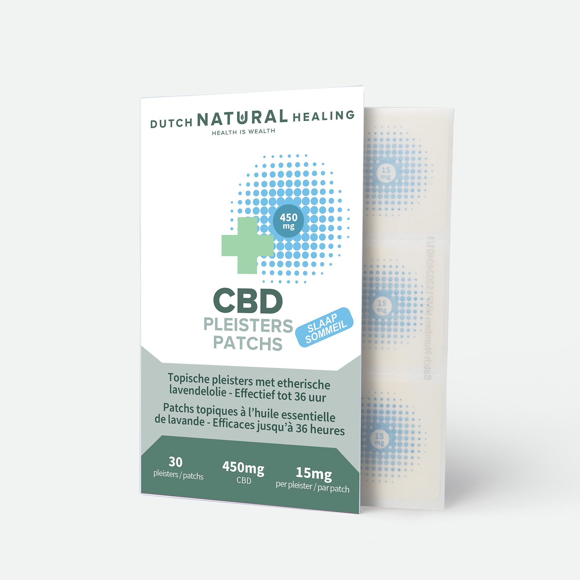 Dutch Natural Healing® CBD Slaappleisters met Lavendel