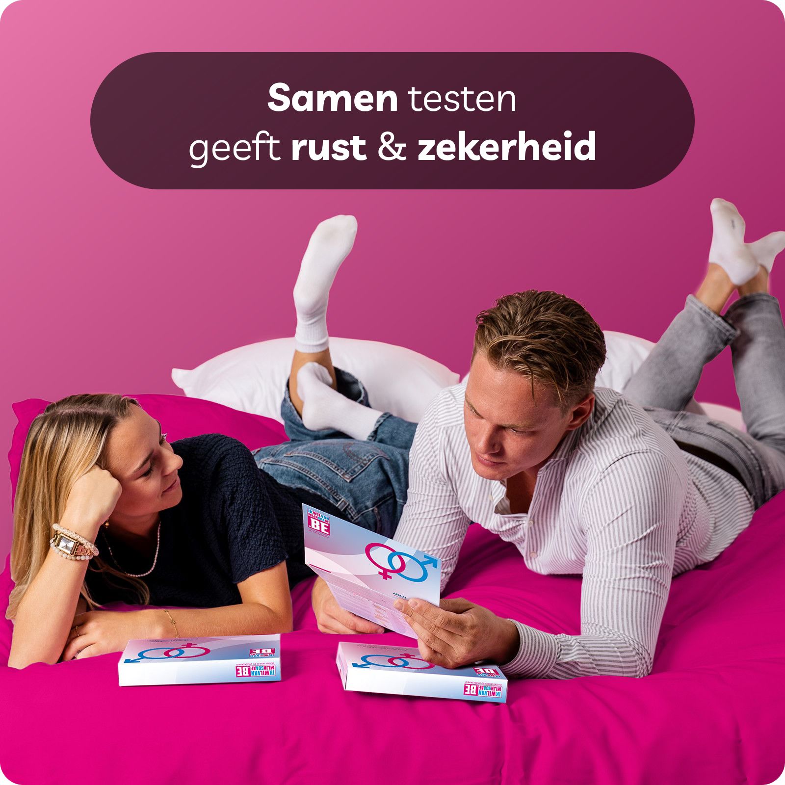 4 in 1 SOA Thuistest Man Urine – Chlamydia, Gonorroe, HIV en Syfilis.