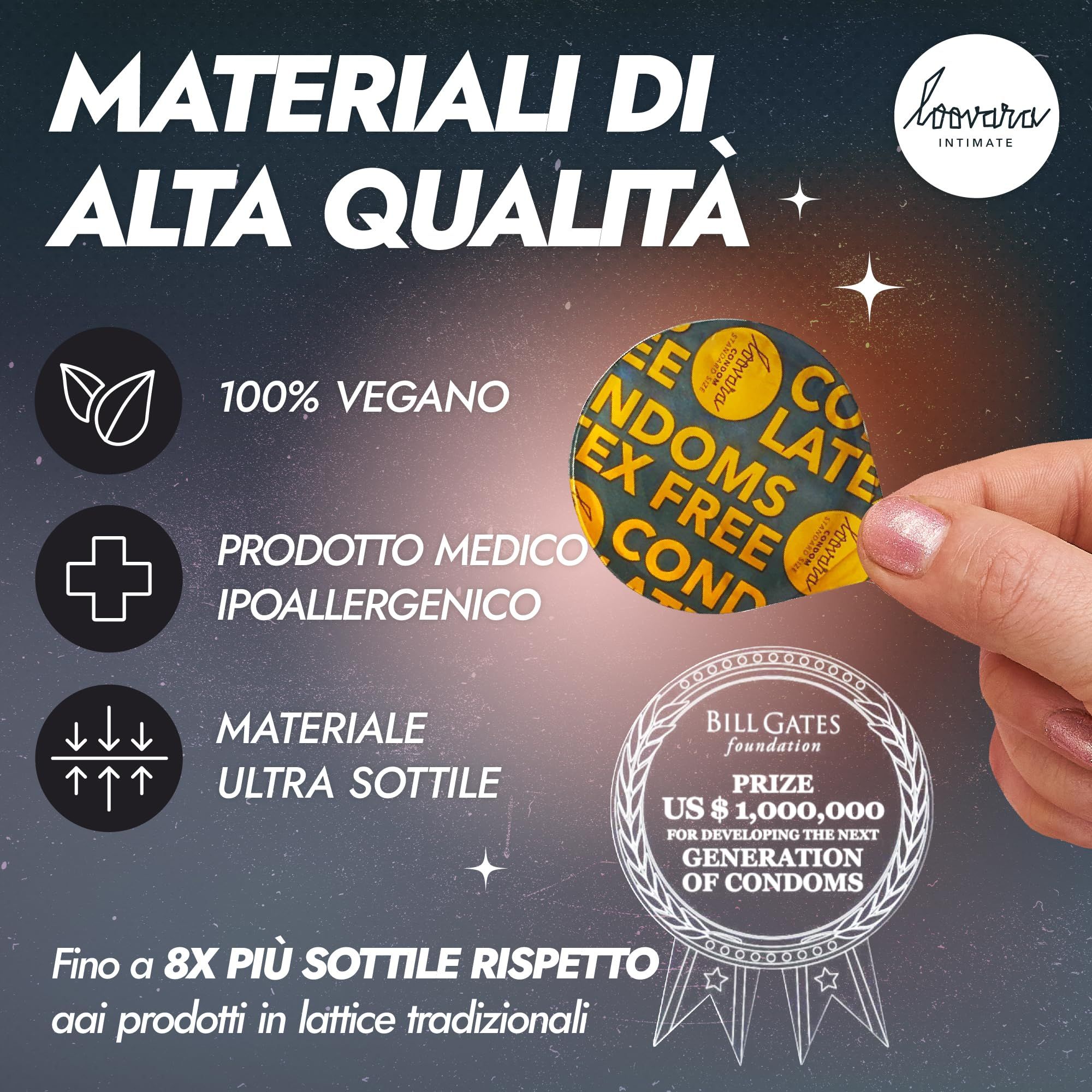 Préservatifs sans latex : 100% vegan, hypoallergénique, ultra fin. Prix Fondation Bill Gates.