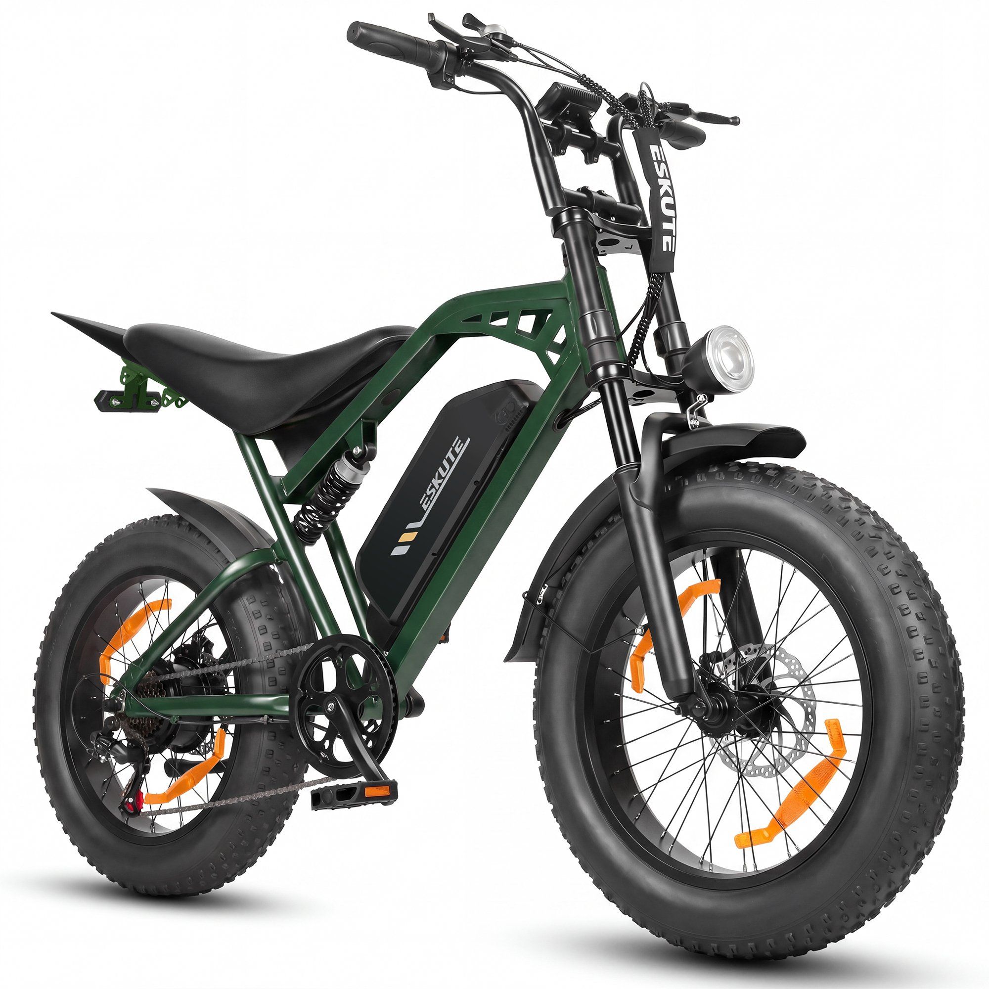 ESKUTE V202 Vélo électrique tout-terrain, batterie 48 V 20,8 Ah