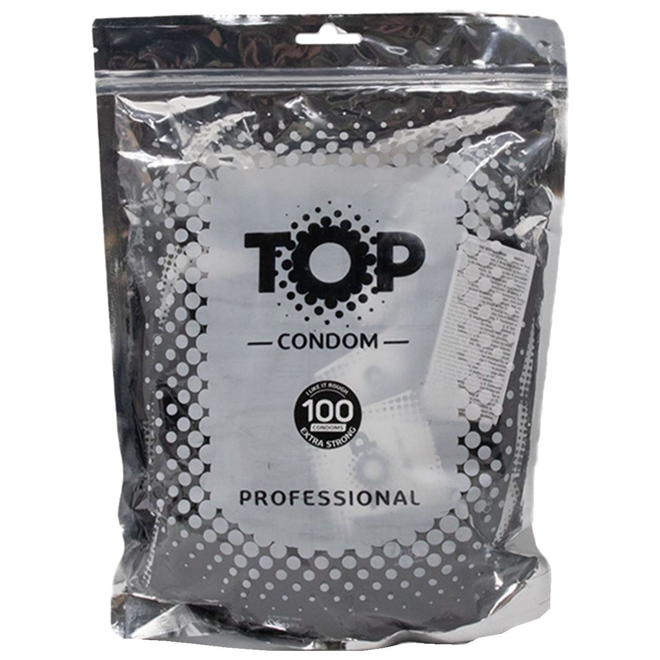 TOP Condom Lot professionnel de 100 préservatifs extra résistants.