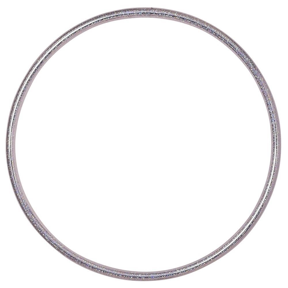 Hoopomania Glitter hula hoop enfant | Ø 80 cm | Argent