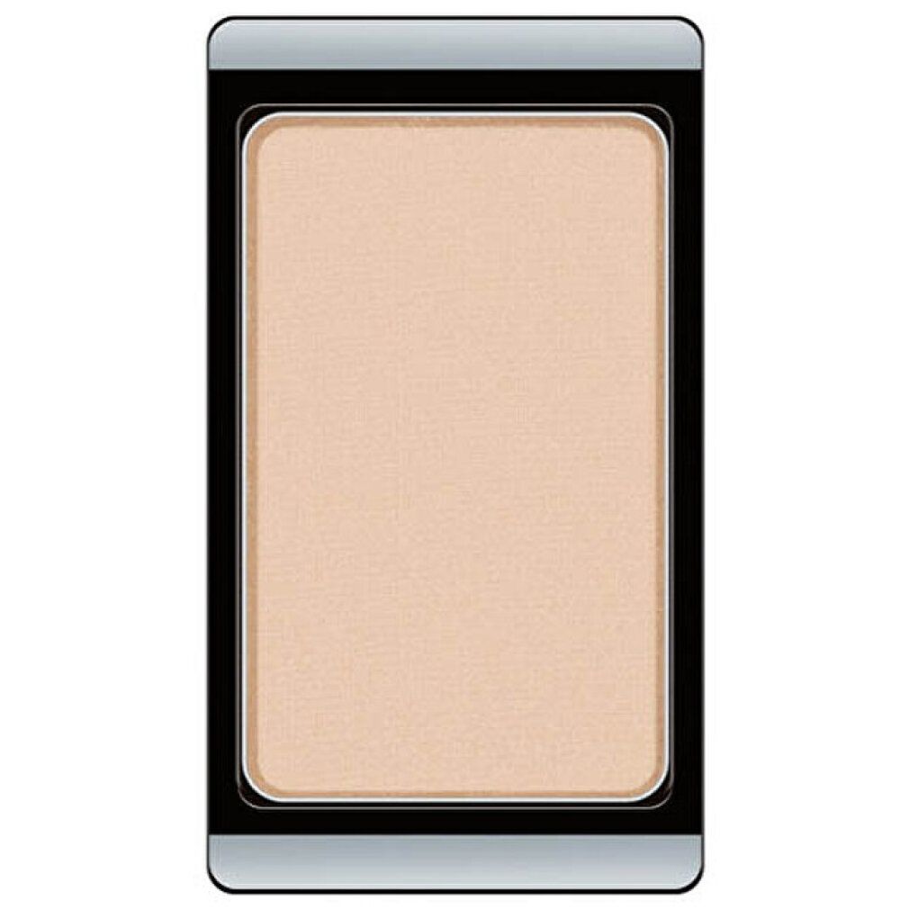 Artdeco matte oogschaduw, roze. Zwarte rand, rechthoekig.