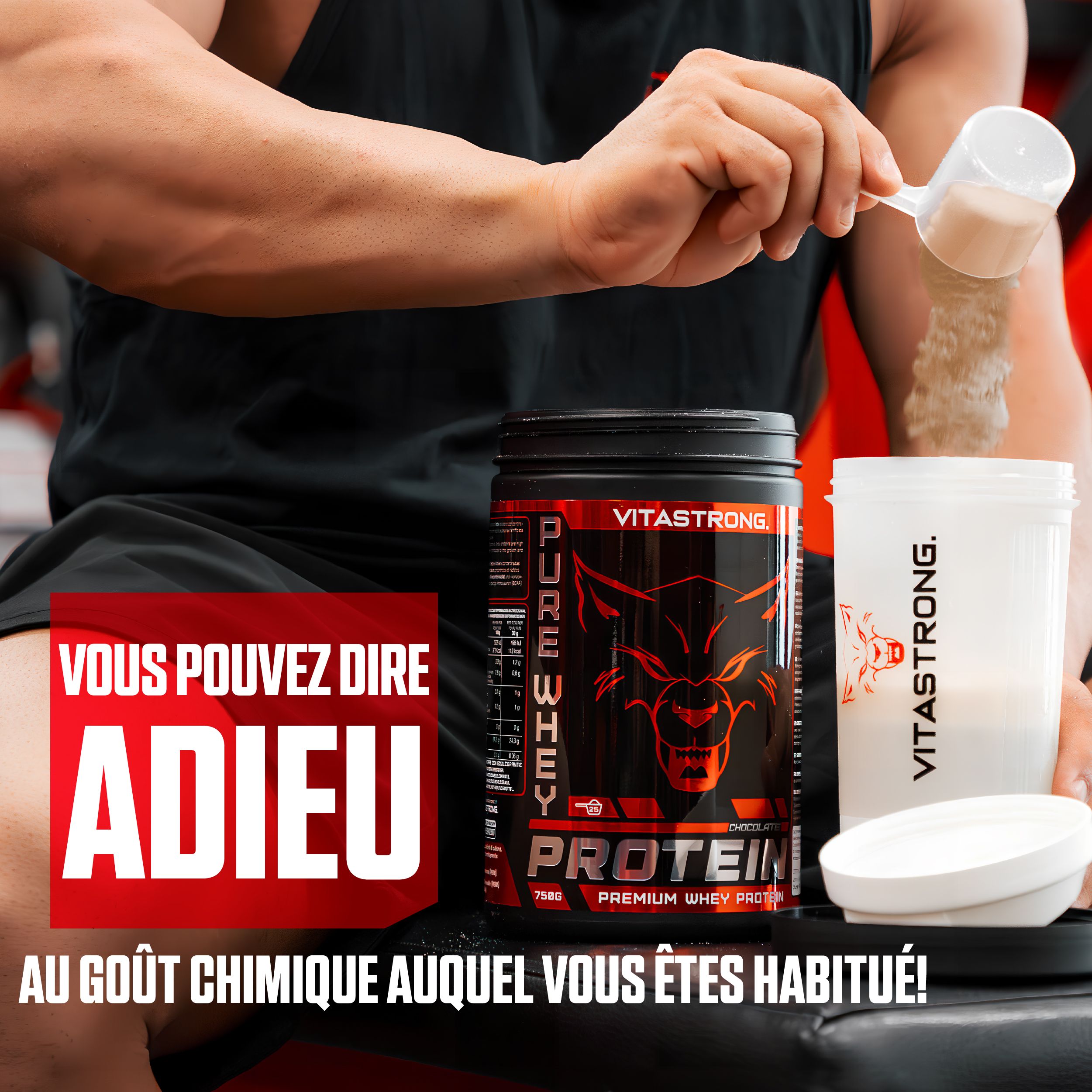 Vitastrong Pure Whey Protein - Chocolat