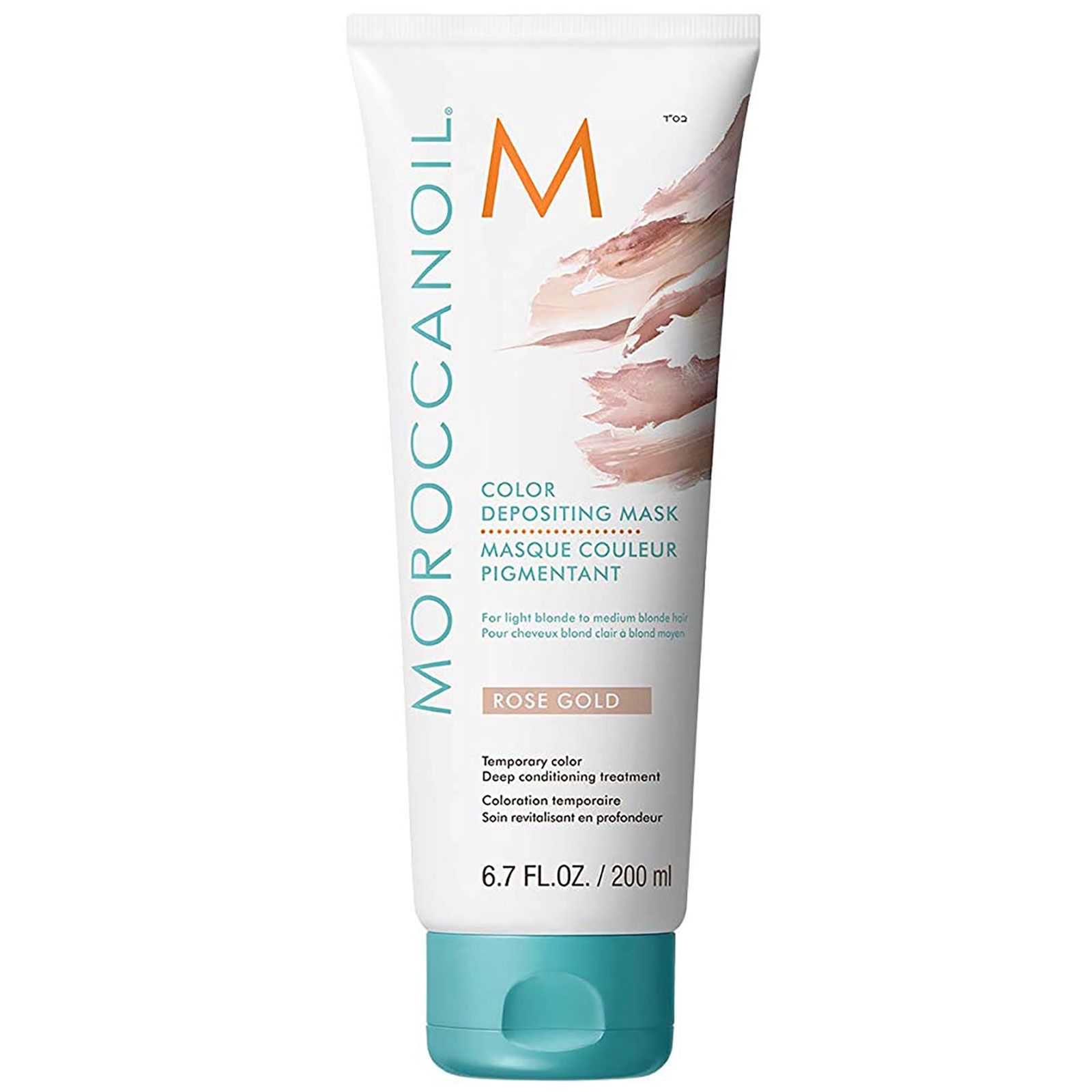 Masque Moroccanoil Color Depositing, Rose Gold, tube de 200 ml.