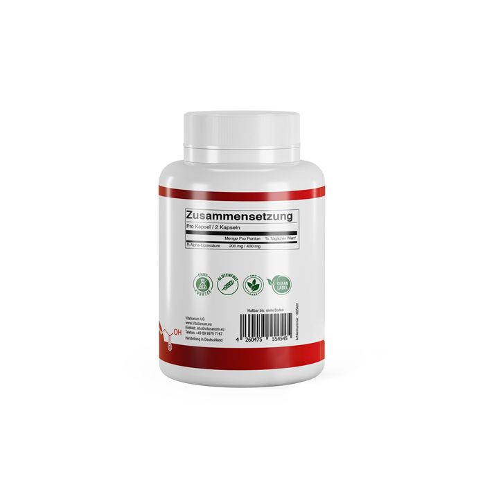 VitaSanum® - R-AlA (Acide R-alpha lipoïque) 400 mg