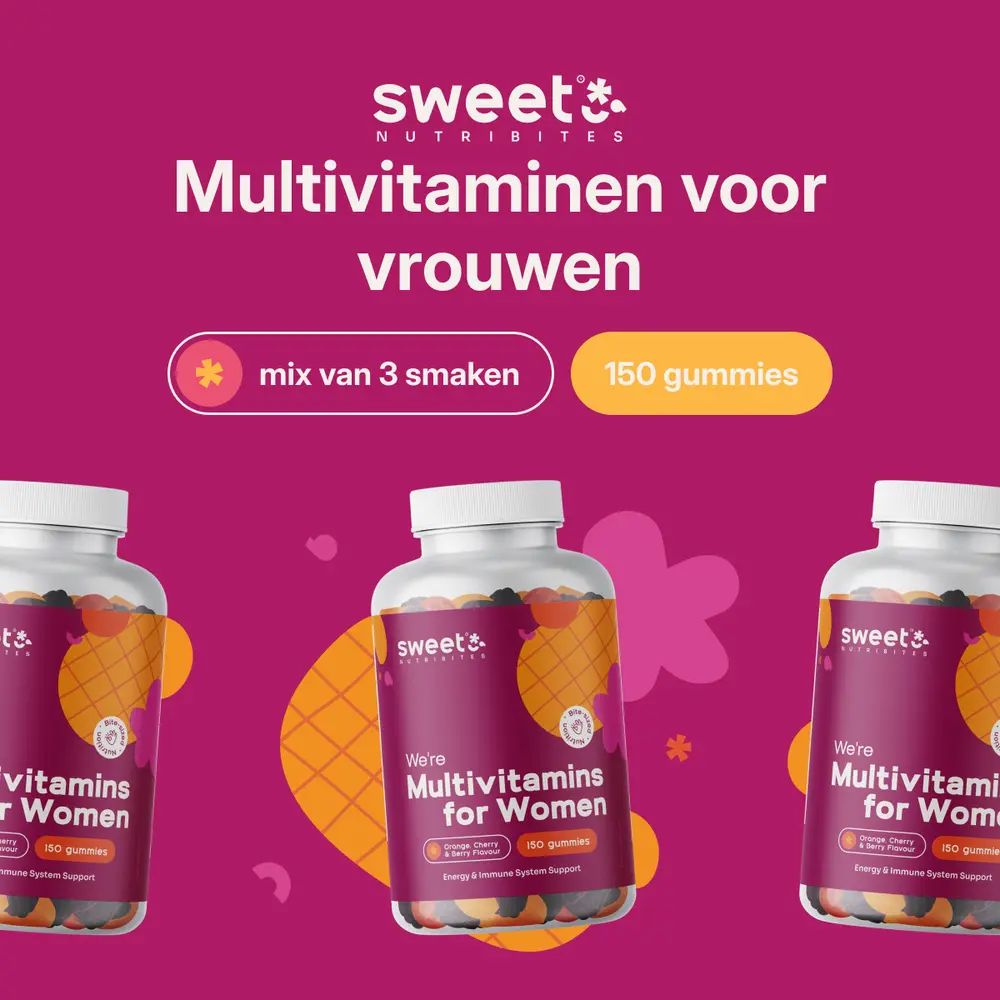 Sweet Nutribites Multivitaminen voor Vrouwen
