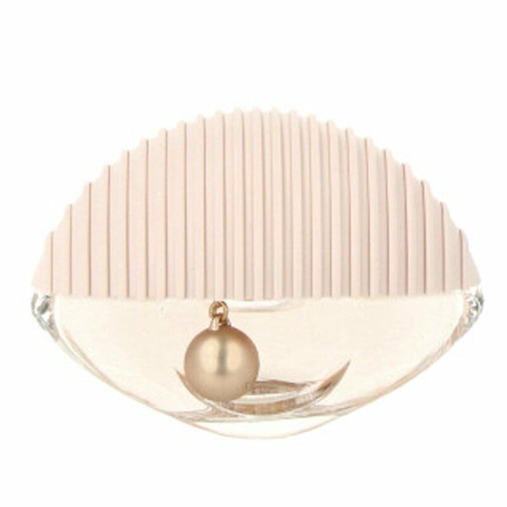 Flacon Kenzo World Eau de Toilette. Flacon en forme de goutte avec boule dorée et bouchon cannelé. Flacon transparent.