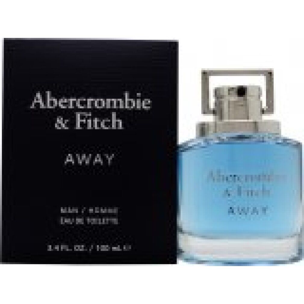 Eau de Toilette pour homme. Flacon et boîte avec logo et nom du produit. Liquide bleu dans un flacon en verre.