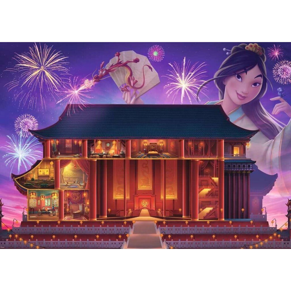 Puzzle Disney Castle Collection Mulan (1000 pièces)