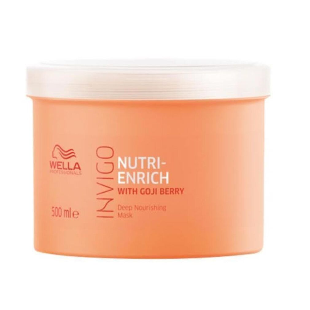 Wella Invigo Nutri-Enrich Masker met gojibessen, 500 ml, voor diepe voeding.