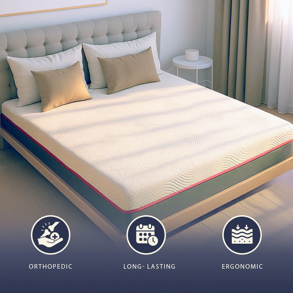 The White Stone Matras 90x190 Pocketveren en Memory Schuim | Hoogte 30 cm