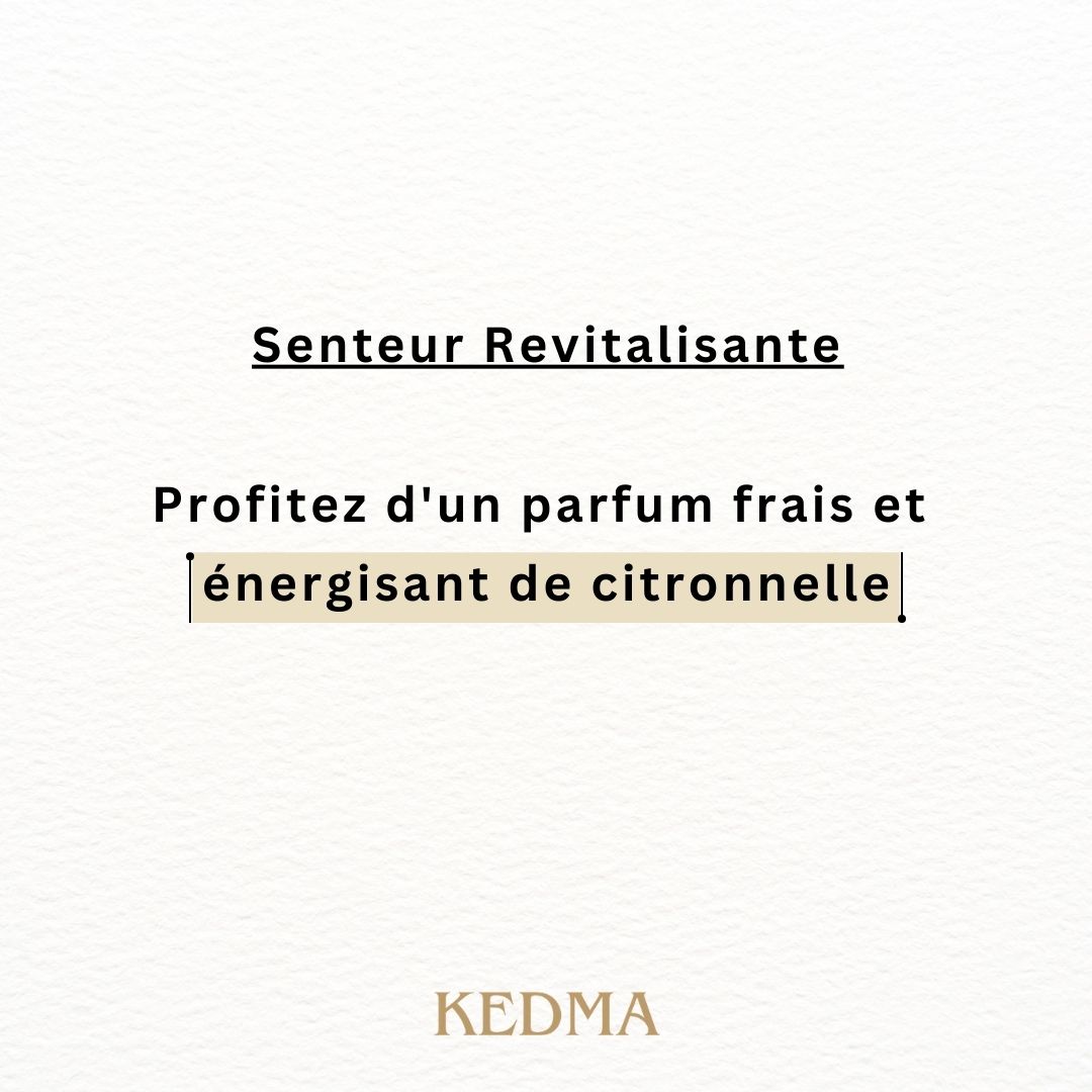Kedma - Gommage au Sel Citronnelle aux Minéraux de la Mer Morte